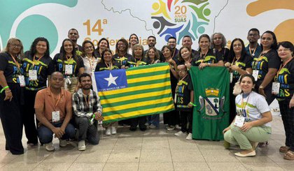 Prefeitura de Floriano marca presença na 14a Conferência Nacional de Assistência Social (Foto: Divulgação / Prefeitura Municipal de Floriano) Prefeitura de Floriano marca presença na 14a Conferência Nacional de Assistência Social (Foto: Divulgação / Prefeitura Municipal de Floriano)