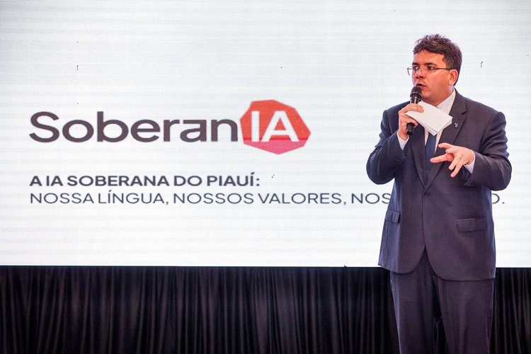 Rafael Fonteles apresenta projeto de inteligência artificial do Piauí durante encontro nacional em Brasília na terça (9).