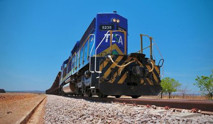 Transnordestina realiza primeiro teste com trem carregado de milho em 585 km de trilhos (Foto: Yasmin Fonseca/MIDR) Transnordestina realiza primeiro teste com trem carregado de milho em 585 km de trilhos (Foto: Yasmin Fonseca/MIDR)