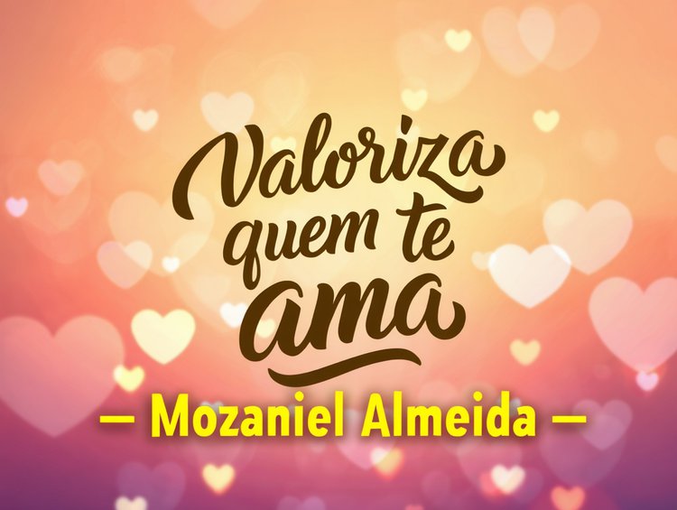 Valoriza quem te ama