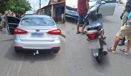 Acidente causa a morte de mulher, em Teresina. (Foto: Divulgação/Polícia Militar) Acidente causa a morte de mulher, em Teresina. (Foto: Divulgação/Polícia Militar)