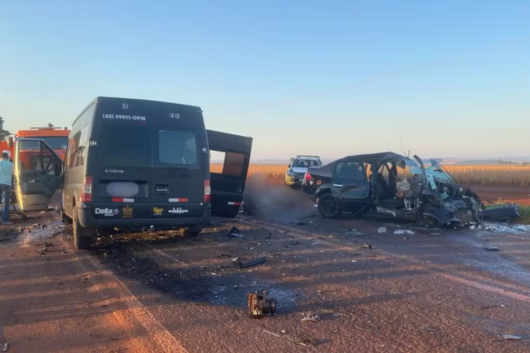 Acidente deixou um morto e três feridos.