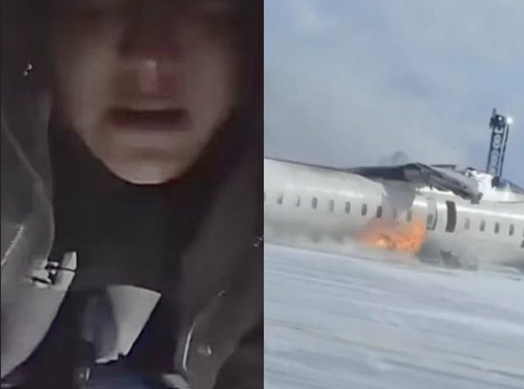 Ashley Zook estava a bordo de avião da Delta que sofreu acidente em Toronto