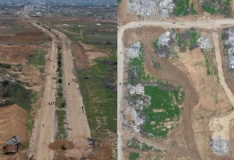Corredor Netzarim, na Faixa de Gaza.