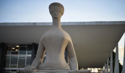 Fachada do Supremo Tribunal Federal (STF) com estátua A Justiça, de Alfredo Ceschiatti, em primeiro plano. (Foto: Marcello Casal Jr / Agência Brasil) Fachada do Supremo Tribunal Federal (STF) com estátua A Justiça, de Alfredo Ceschiatti, em primeiro plano. (Foto: Marcello Casal Jr / Agência Brasil)
