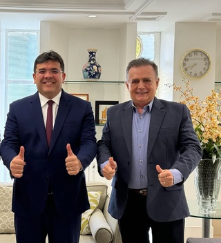 Governador Rafael Fonteneles e deputado federal Flávio Nogueira