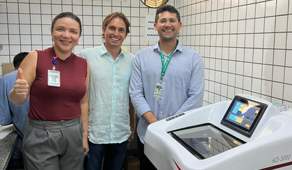 HGV recebe equipamento para aprimorar diagnósticos em cirurgias oncológicas. (Foto: Divulgação/Governo do Piauí)