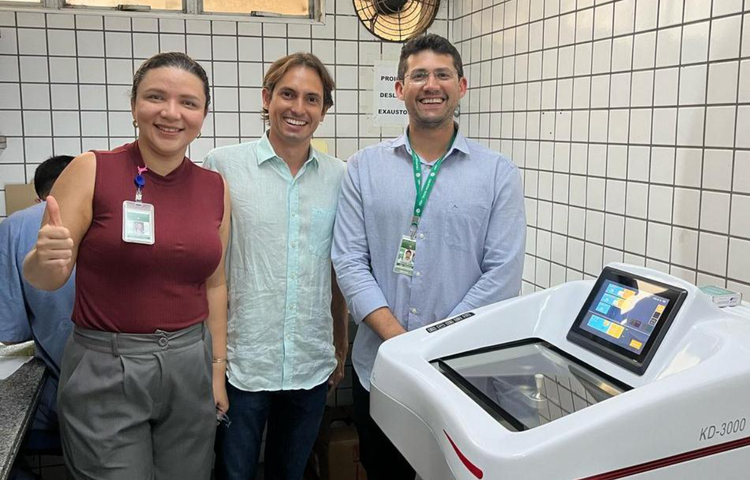 HGV recebe equipamento para aprimorar diagnósticos em cirurgias oncológicas.