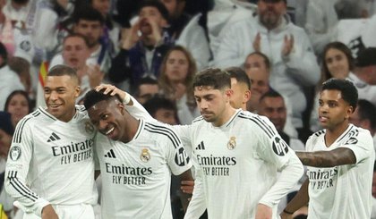Jogadores do Real Madrid. (Foto: Pierre-Philippe MARCOU / AFP) Jogadores do Real Madrid. (Foto: Pierre-Philippe MARCOU / AFP)