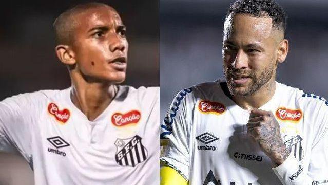 Juninho, filho de Robinho, é relacionado pela primeira vez para um jogo no time profissional do Santos; Neymar estará em campo.