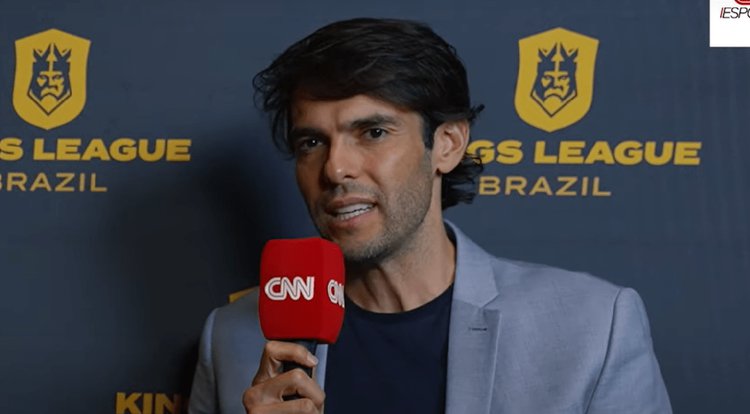 Kaká, presidente da Kings League Brazil, em entrevista exclusiva à CNN.