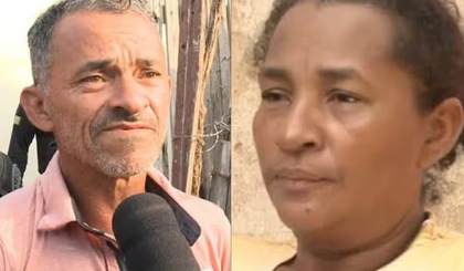 Maria dos Aflitos e Francisco de Assis são investigados pelo envenenamento de sete pessoas da família e uma vizinha. (Foto: Reprodução/TV Clube)