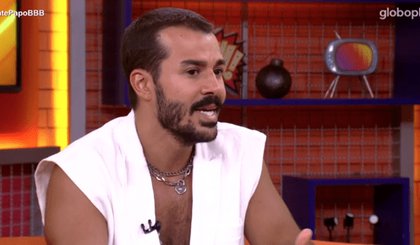 Mateus no Bate-Papo BBB (Foto: Reprodução/Globoplay) Mateus no Bate-Papo BBB (Foto: Reprodução/Globoplay)