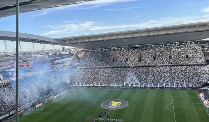 Neo Química Arena pronta para Corinthians x São Paulo pelo Brasileirão (Foto: Guilherme Azevedo/PLACAR) Neo Química Arena pronta para Corinthians x São Paulo pelo Brasileirão (Foto: Guilherme Azevedo/PLACAR)