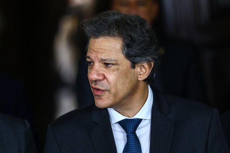 O ministro da Fazenda, Fernando Haddad