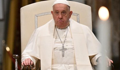 Papa Francisco tem noite tranquila, mas segue em estado crítico, diz Vaticano (Foto: Reprodução / AFP)