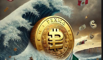 Peso Mexicano à Mercê da Política dos EUA (Foto: META IA) Peso Mexicano à Mercê da Política dos EUA (Foto: META IA)