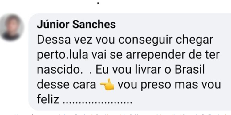 PF investiga suspeito em Belém por ameaças contra Lula feitas na internet