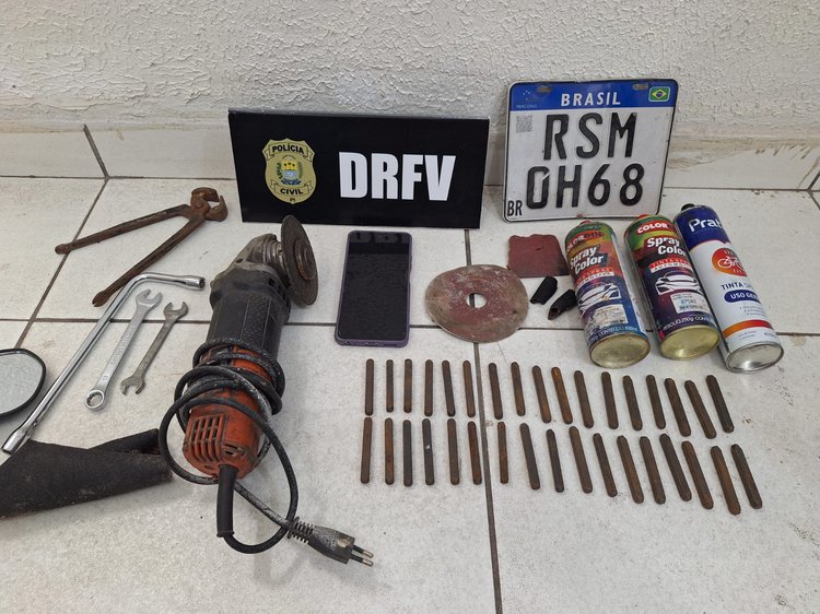 Polícia prende maior adulterador de motos e suspeito de roubos em Teresina