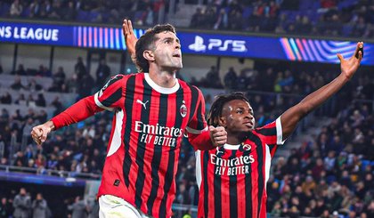 Pulisic marcou o primeiro gol do Milan no jogo contra o Slovan. (Foto: Instagram/@acmilan) Pulisic marcou o primeiro gol do Milan no jogo contra o Slovan. (Foto: Instagram/@acmilan)