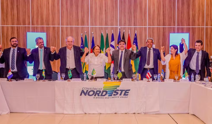 Rafael Fonteles toma posse como presidente do Consórcio Nordeste. (Foto: Divulgação/Governo do Piauí) Rafael Fonteles toma posse como presidente do Consórcio Nordeste. (Foto: Divulgação/Governo do Piauí)