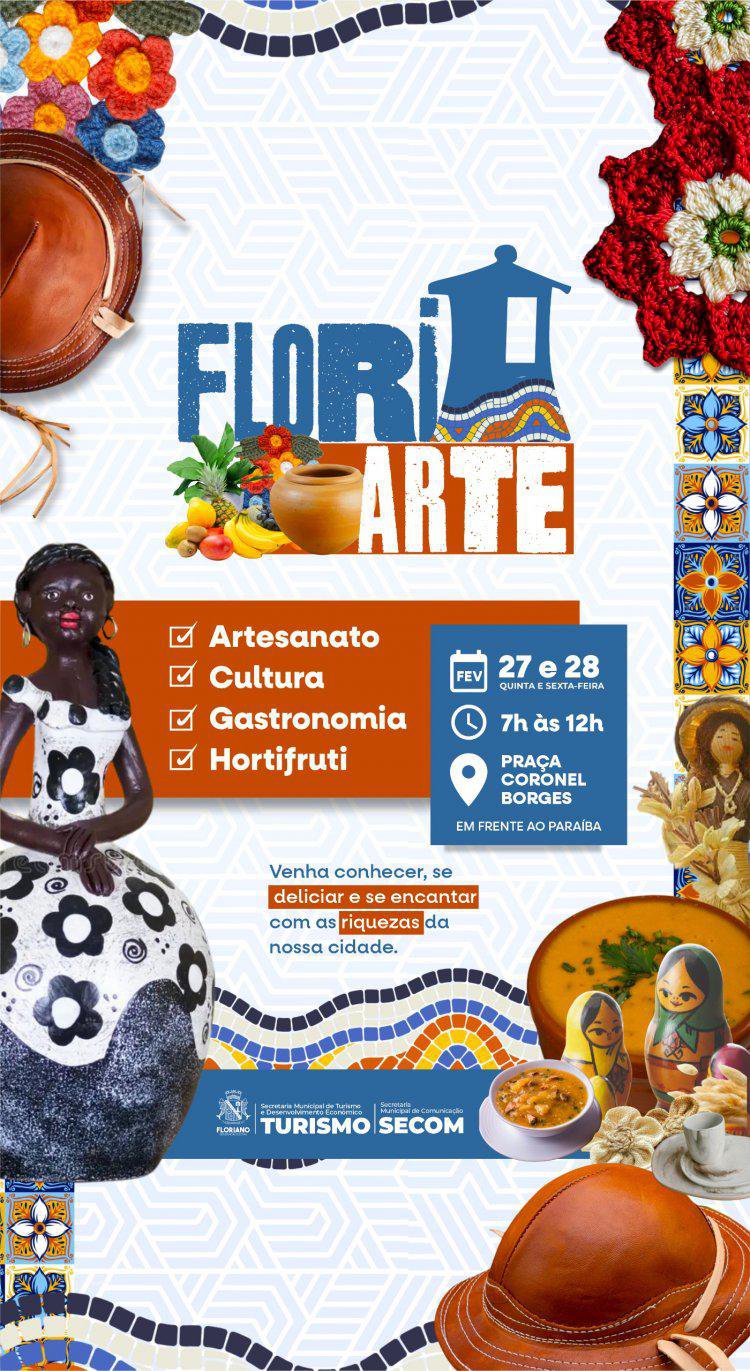 Secretaria de Turismo de Floriano realiza 2a edição da FloriArte em 2025