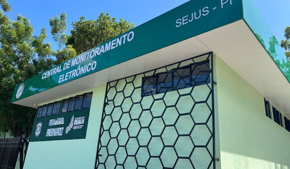 Sejus inaugura nova sede da Central de Monitoramento Eletrônico em Teresina. (Foto: Divulgação/Governo do Piauí) Sejus inaugura nova sede da Central de Monitoramento Eletrônico em Teresina. (Foto: Divulgação/Governo do Piauí)