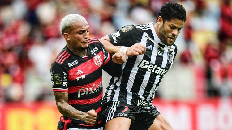 Wesley e Hulk são atrações de Atlético-MG e Flamengo