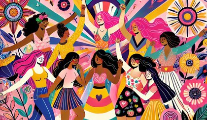 8 de março: Dia Internacional da Mulher. (Foto: Reprodução/IA)