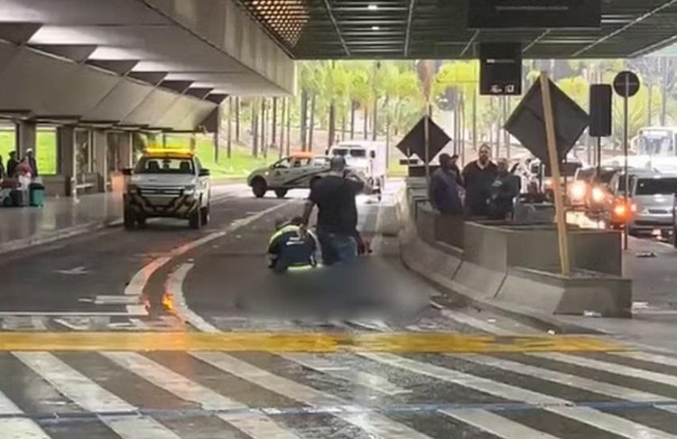 Assassinato no Aeroporto Internacional de São Paulo, em Guarulhos (SP)