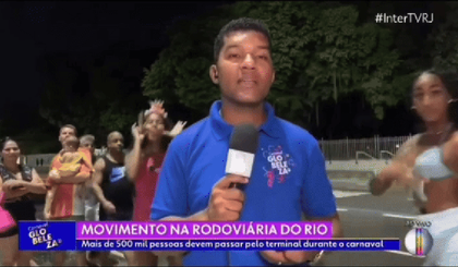 Ataque e roubo foi transmitido ao vivo (Foto: Reprodução) Ataque e roubo foi transmitido ao vivo (Foto: Reprodução)