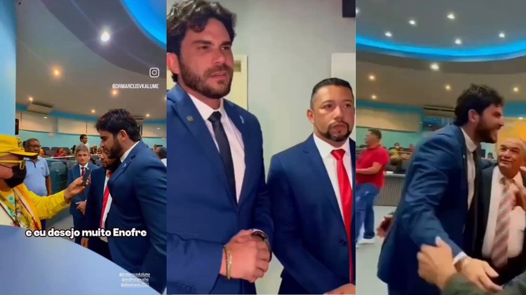 Dr Marcus Vinicius Kalume visita câmara de vereadores em Floriano PI