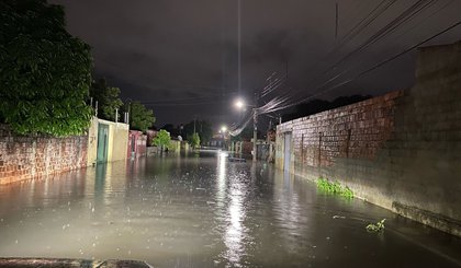 Em cinco dias, já choveu 61% da média prevista para março (Foto: Reprodução)