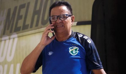Francisco Diá, técnico do Altos (Foto: Samuel Pereira/Altos) Francisco Diá, técnico do Altos (Foto: Samuel Pereira/Altos)