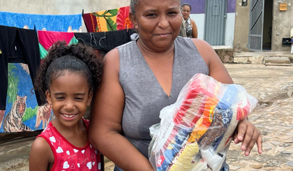 Idepi entrega cestas básicas para famílias atingidas pelas chuvas no Piauí. (Foto: Divulgação/Governo do Piauí)