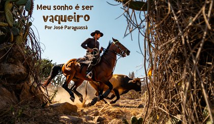 Meu sonho é ser vaqueiro (Foto: Gerado por IA) Meu sonho é ser vaqueiro (Foto: Gerado por IA)