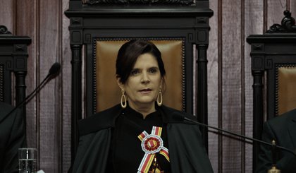 Ministra Maria Elizabeth Rocha, presidente do Superior Tribunal Militar (STM)• José Cruz/Agência Brasil (Foto: • José Cruz/Agência Brasil)