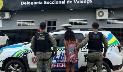 Mulher é presa por tentar matar ex companheiro (Foto: Divulgação: Polícia Militar do Piauí)