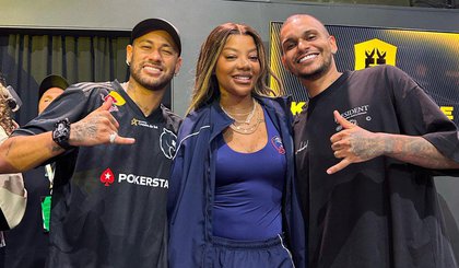Neymar e Ludmilla durante evento da Kings League• Divulgação / FURIA (Foto: • Divulgação / FURIA) Neymar e Ludmilla durante evento da Kings League• Divulgação / FURIA (Foto: • Divulgação / FURIA)