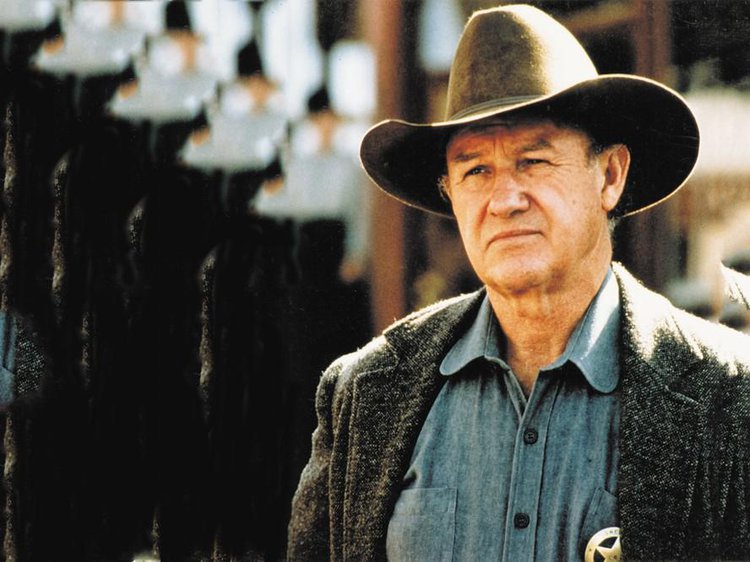 O ator Gene Hackman em cena de 'Os imperdoáveis' (1992)