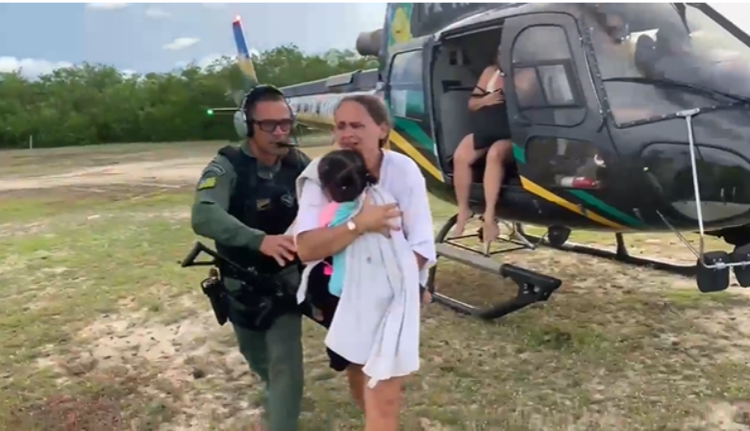 O piloto destacou que a operação foi concluída com êxito devido à agilidade da equipe e ao treinamento especializado para esse tipo de salvamento.