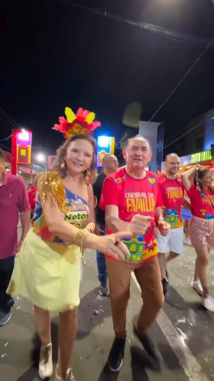 Prefeito Antônio Reis e primeira dama Carmélia Reis
