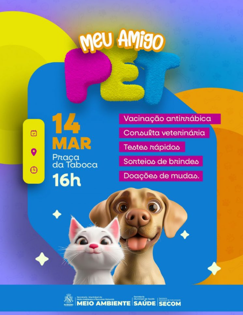 Prefeitura de Floriano promove mais uma edição do ‘Meu Amigo Pet’ nesta sexta-feira (14).