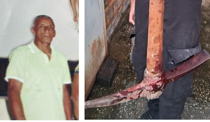 Raimundo foi morto com diversos golpes de picareta na cabeça (Foto: Reprodução) Raimundo foi morto com diversos golpes de picareta na cabeça (Foto: Reprodução)