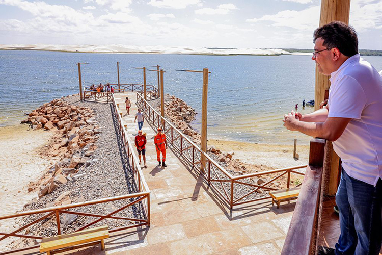 Revitalizada, Lagoa do Portinho atrai turistas com lazer e natureza no Piauí