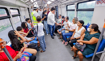 Teresina é a única capital do Brasil com transporte metroviário gratuito. (Foto: Divulgação/Governo do Piauí)