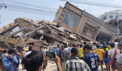 Tremor causou destruição em Mandalay e colapso de prédio em Bangkok; resgates continuam (Foto: Reprodução) Tremor causou destruição em Mandalay e colapso de prédio em Bangkok; resgates continuam (Foto: Reprodução)