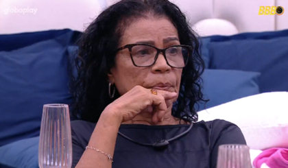 Vilma está no Paredão (Foto: Reprodução/Globoplay) Vilma está no Paredão (Foto: Reprodução/Globoplay)