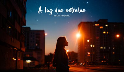 A luz das estrelas (Foto: Gerado por IA)