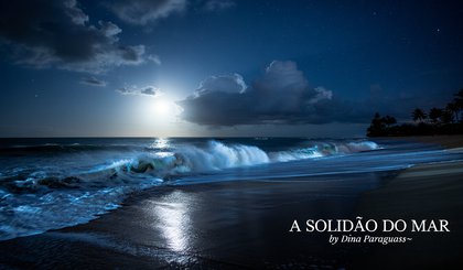 A solidão do mar (Foto: Gerado por IA) A solidão do mar (Foto: Gerado por IA)
